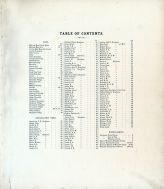Table of Contents, Wyandot County 1879